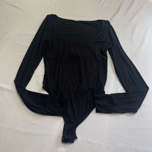 Intimately Free People Black Bodysuit Size Small